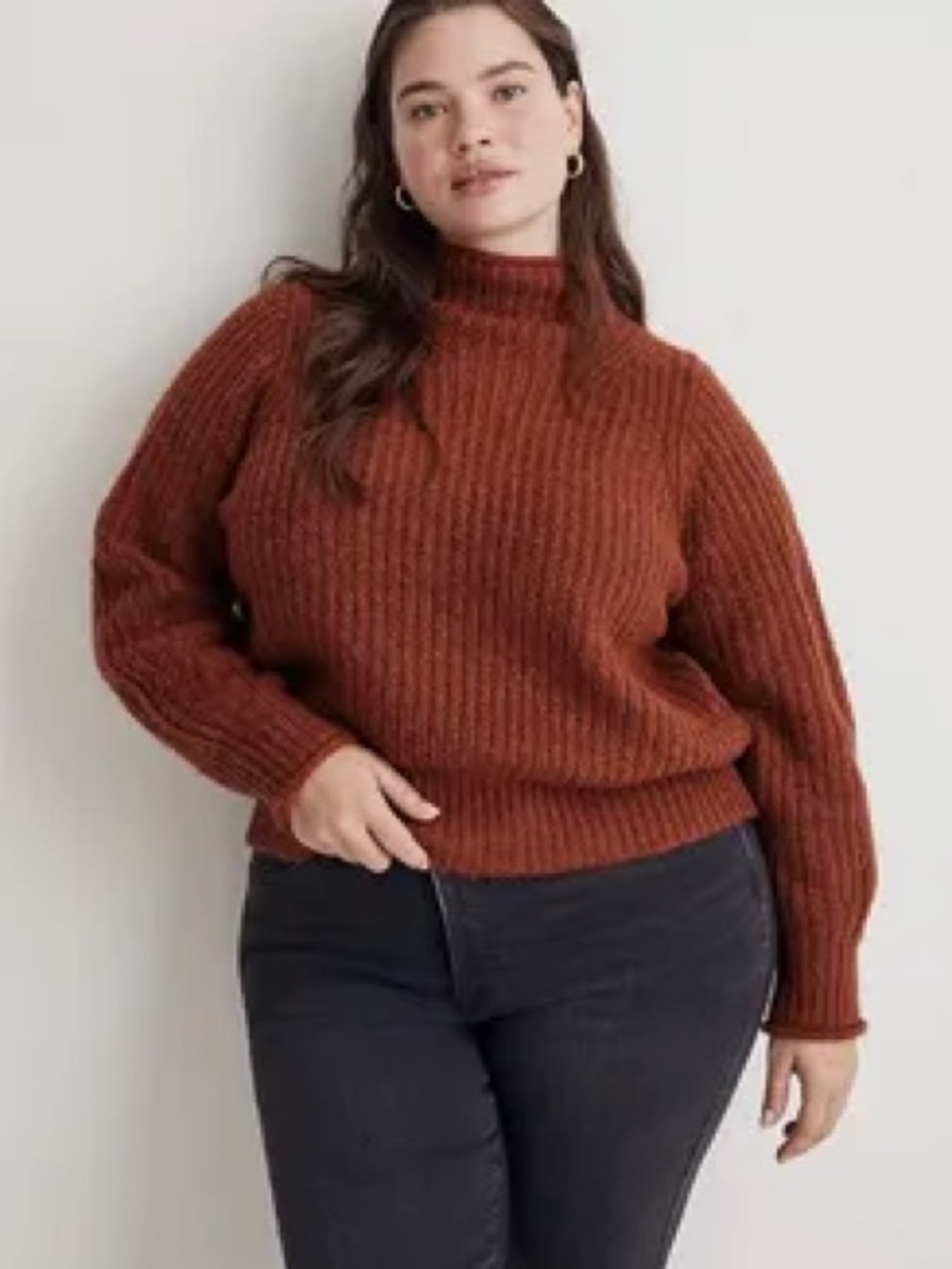 Madewell Loretto Mockneck Pullover Sweater